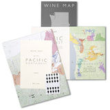 De Long’s Wine Map of the Pacific Northwest - Bookshelf Edition