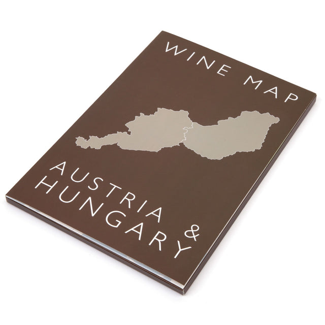 De Long’s Wine Map of Austria and Hungary - Bookshelf Edition