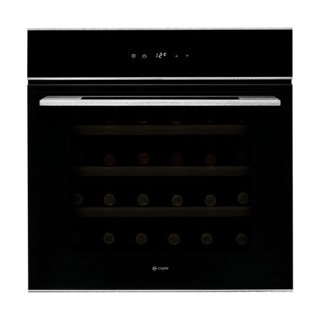 Caple Wine Cabinet Sense - Single Temperature Slot-In - Black Glass WC6100BG