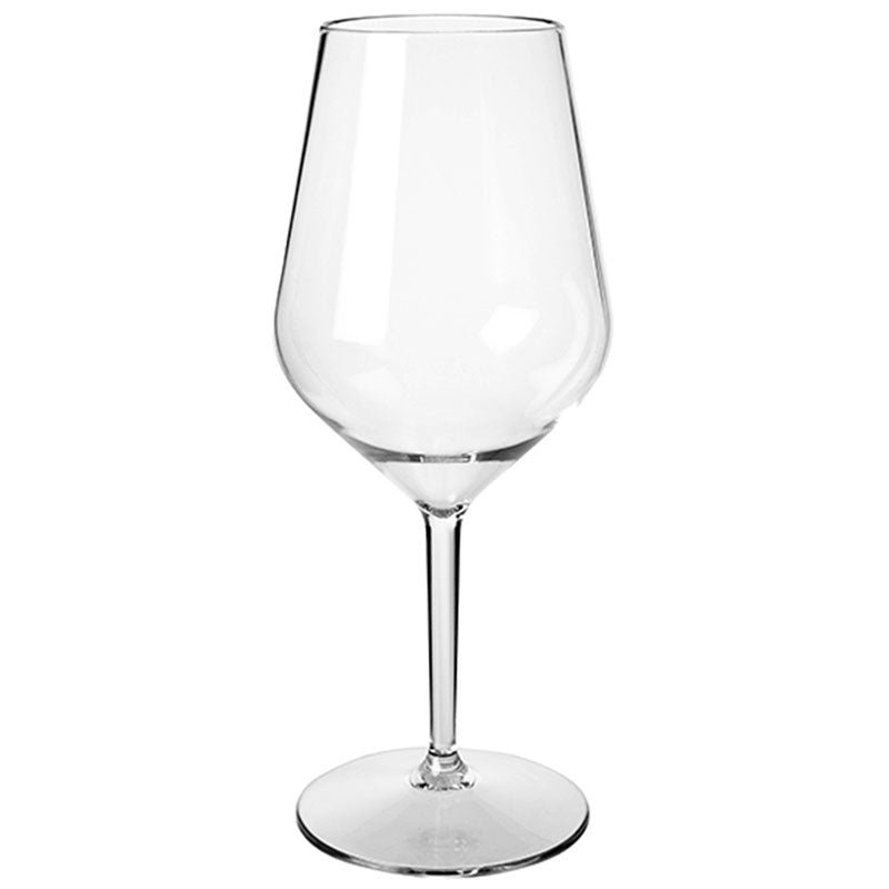 Tritan Plastic Reusable Stemmed Wine Glasses 470ml - Set of 6