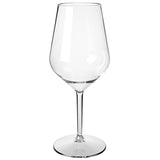 Tritan Plastic Reusable Stemmed Wine Glasses 470ml - Set of 6