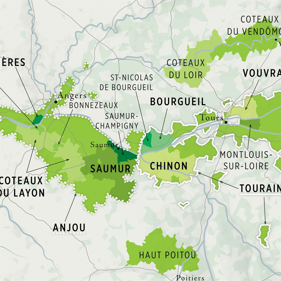 De Long’s VINO.ONE Series Wine Map of France