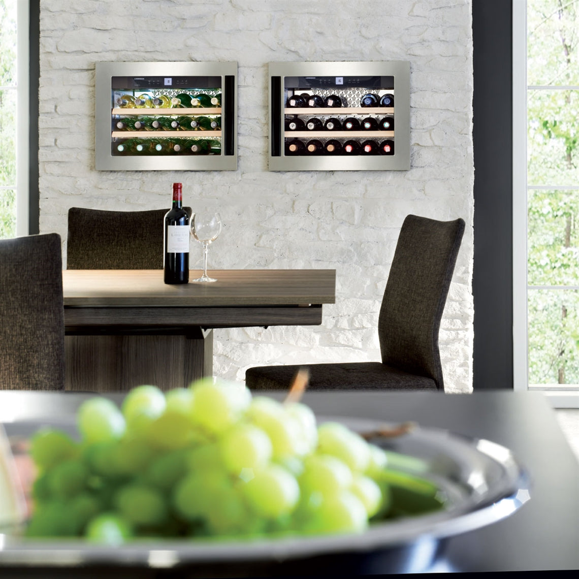 Liebherr GrandCru Built-In Single Temperature Wine Cabinet S/Steel - WKEes 553