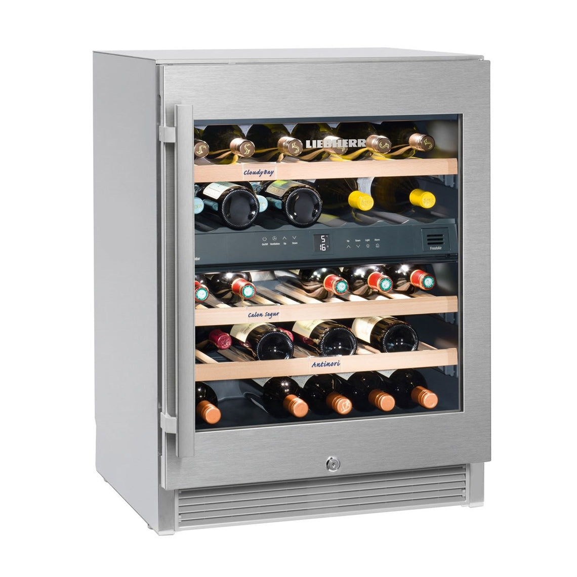 Liebherr Vinidor 2 Temperature Freestanding Wine Cabinet - WTes 1672