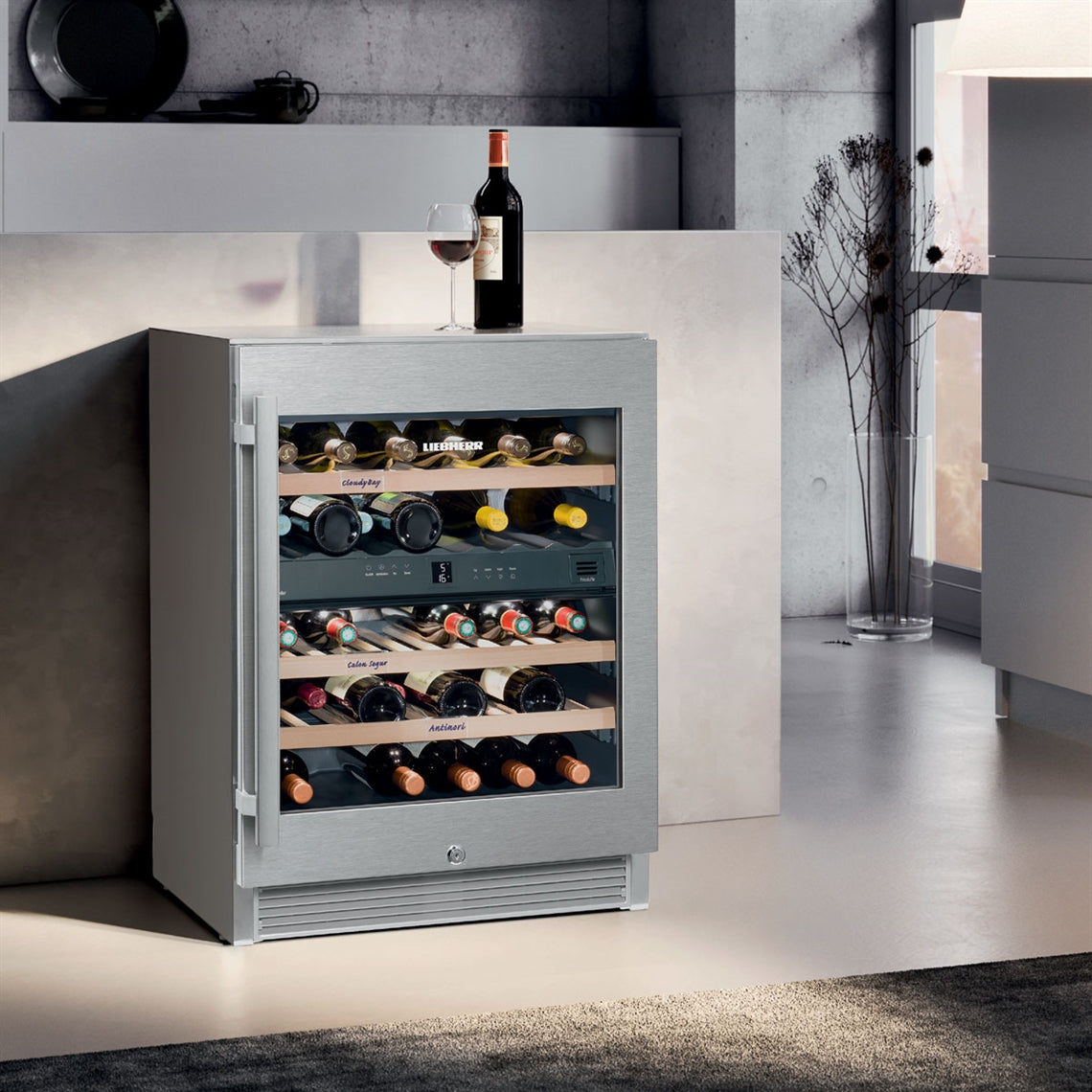 Liebherr Vinidor 2 Temperature Freestanding Wine Cabinet - WTes 1672