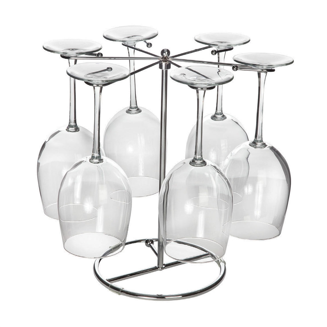 Six Wine Glass Drying Rack/Stand