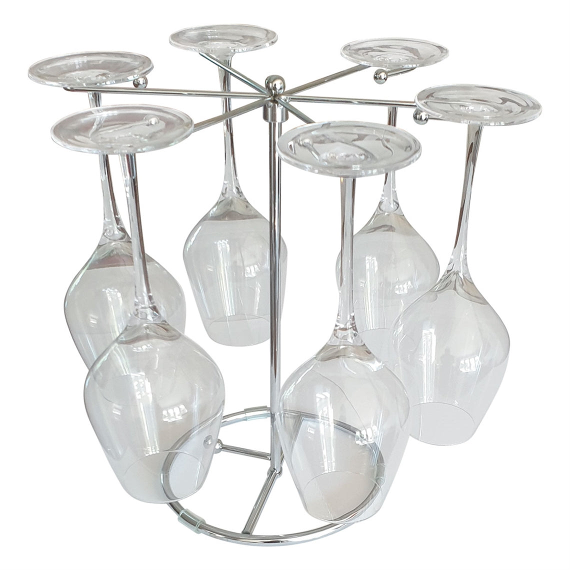 Six Wine Glass Drying Rack/Stand