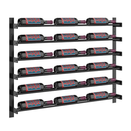 VintageView Evolution Wall Mounted Wine Wall 762mm - 3 Column, 18 Bottle Wine Rack