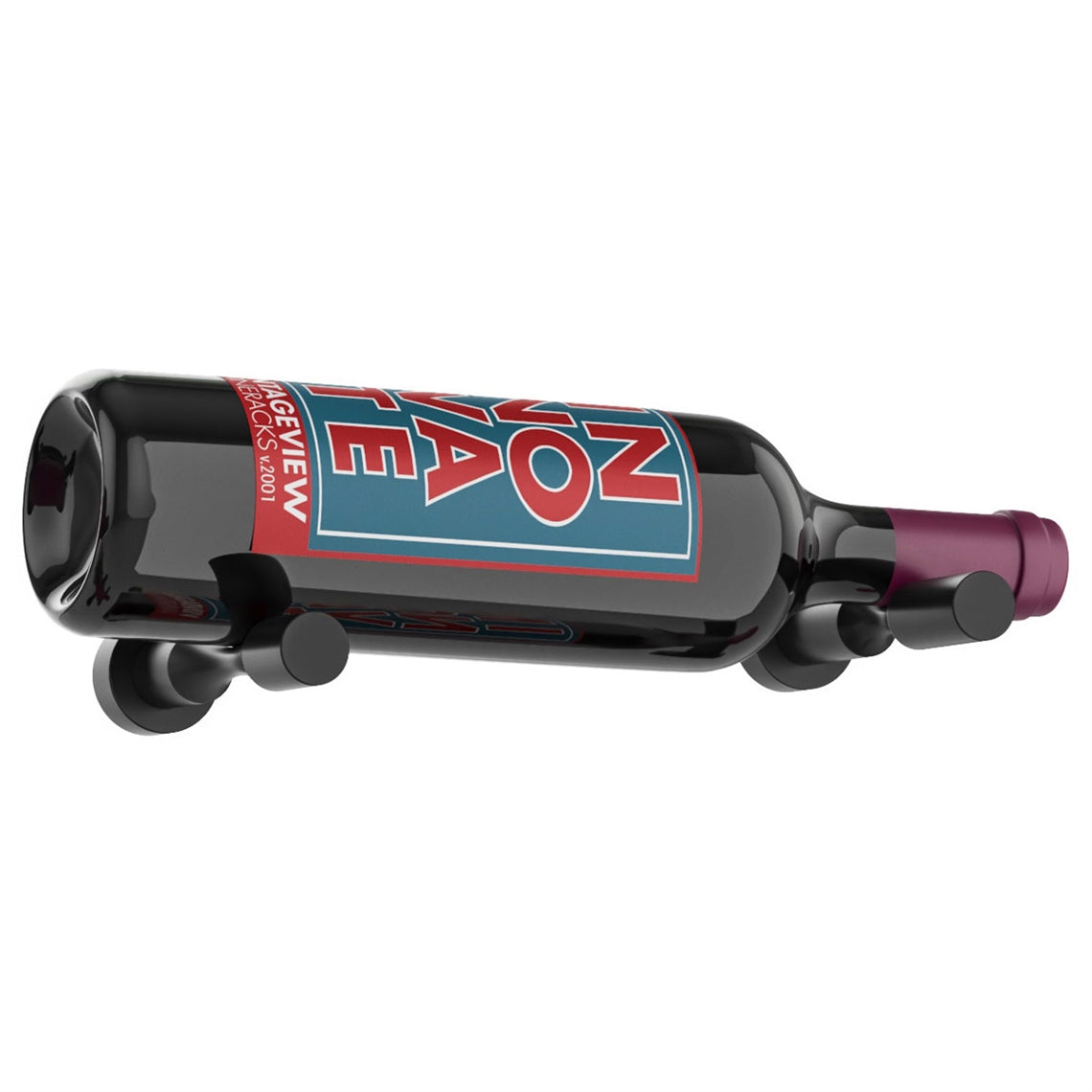 VintageView Wall Mounted Vino Series - Vino Pins 1 Bottle Wine Rack ...