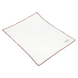 Riedel Microfibre Cleaning Polishing Cloth - White with Burgundy Trim