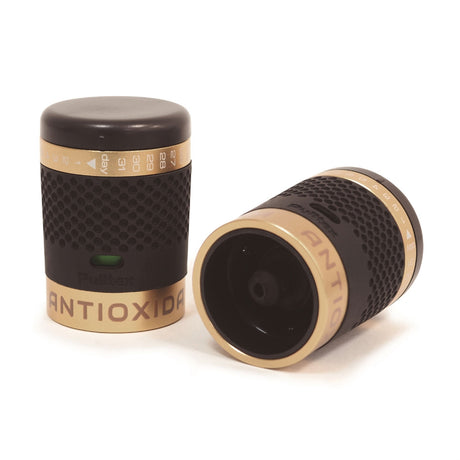 Pulltex AntiOx Champagne & Sparkling Wine Preserver & Stopper - Black/Gold