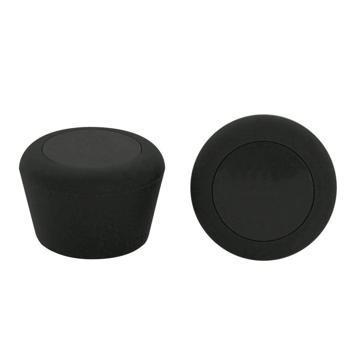 Pulltex Silicone Wine Bottle Stopper - Black - Set of 2