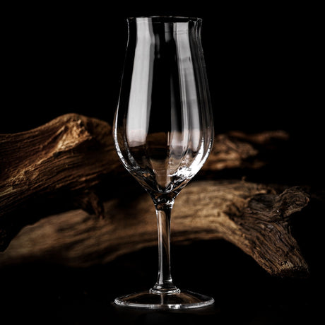 Amber Glass Whisky Tasting Glass Optic Effect - G120