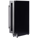 Dunavox Wine Cabinet Flow - Single Temperature Built-In Under Counter - Stainless Steel DAUF-9.22SS