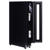 Dunavox Wine Cabinet Flow - Single Temperature Built-In Under Counter - Stainless Steel DAUF-9.22SS