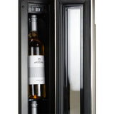 Dunavox Wine Cabinet Flow - Single Temperature Built-In Under Counter - Stainless Steel DAUF-9.22SS