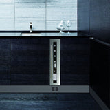 Dunavox Wine Cabinet Flow - Single Temperature Built-In Under Counter - Stainless Steel DAUF-9.22SS