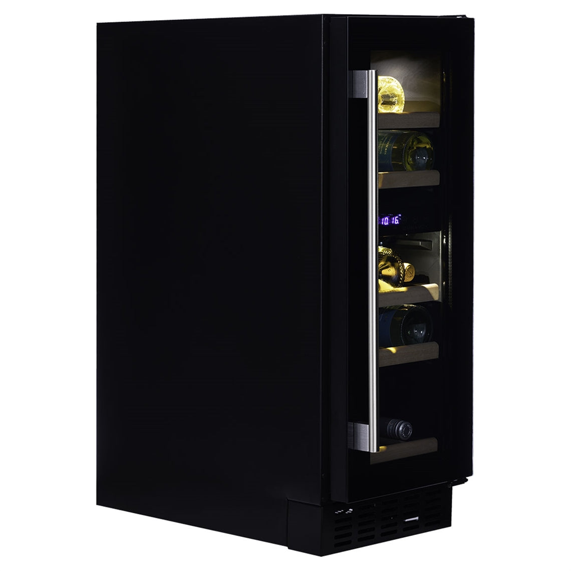 Dunavox Wine Cabinet Flow - 2-Temperature Built-In Under Counter - Black DAUF-17.58DB