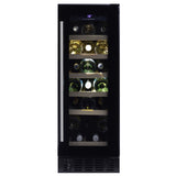 Dunavox Wine Cabinet Flow - Single Temperature Built-In Under Counter - Black DAUF-19.58B