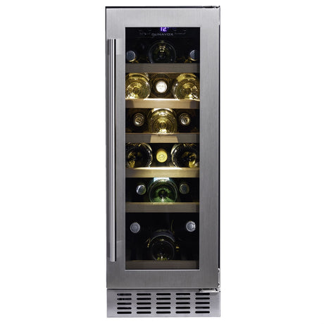 Dunavox Wine Cabinet Flow - Single Temperature Built-In Under Counter - Stainless Steel DAUF-19.58SS