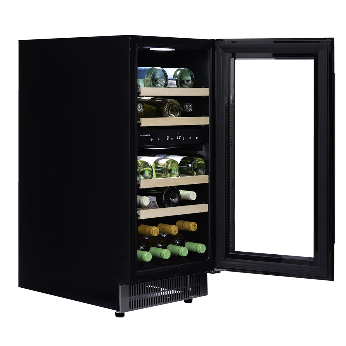 Dunavox Wine Cabinet Flow - 2-Temperature Built-In Under Counter - Stainless Steel DAUF-32.78DSS