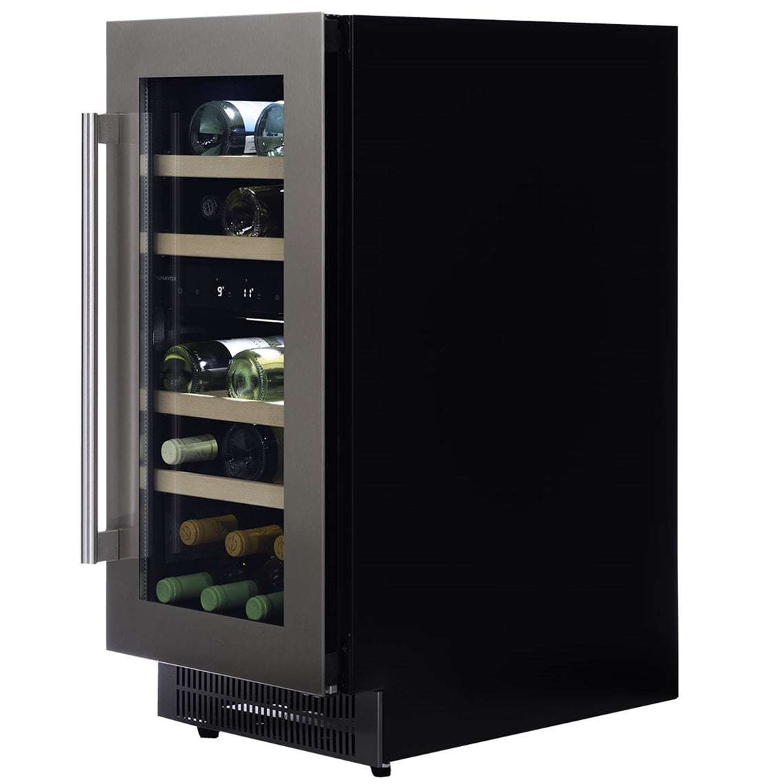 Dunavox Wine Cabinet Flow - 2-Temperature Built-In Under Counter - Stainless Steel DAUF-32.78DSS