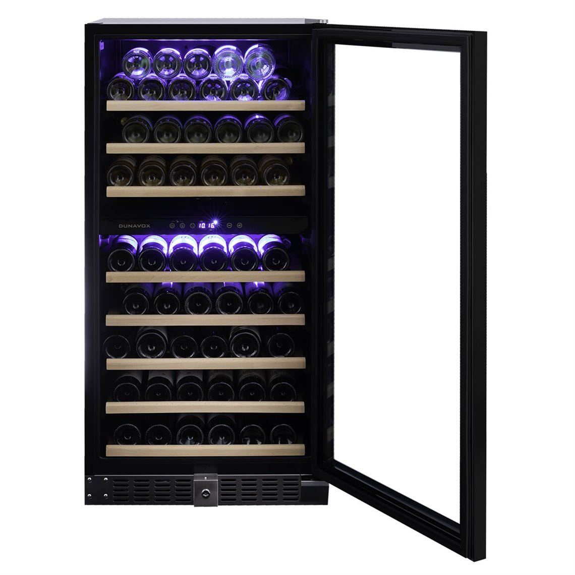 Dunavox Wine Cabinet Grande - 2-Temperature Freestanding - Black DX-94.270DBK