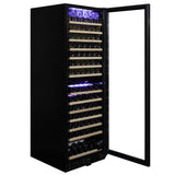 Dunavox Wine Cabinet Grande - 2-Temperature Freestanding - Black DX-166.428DBK