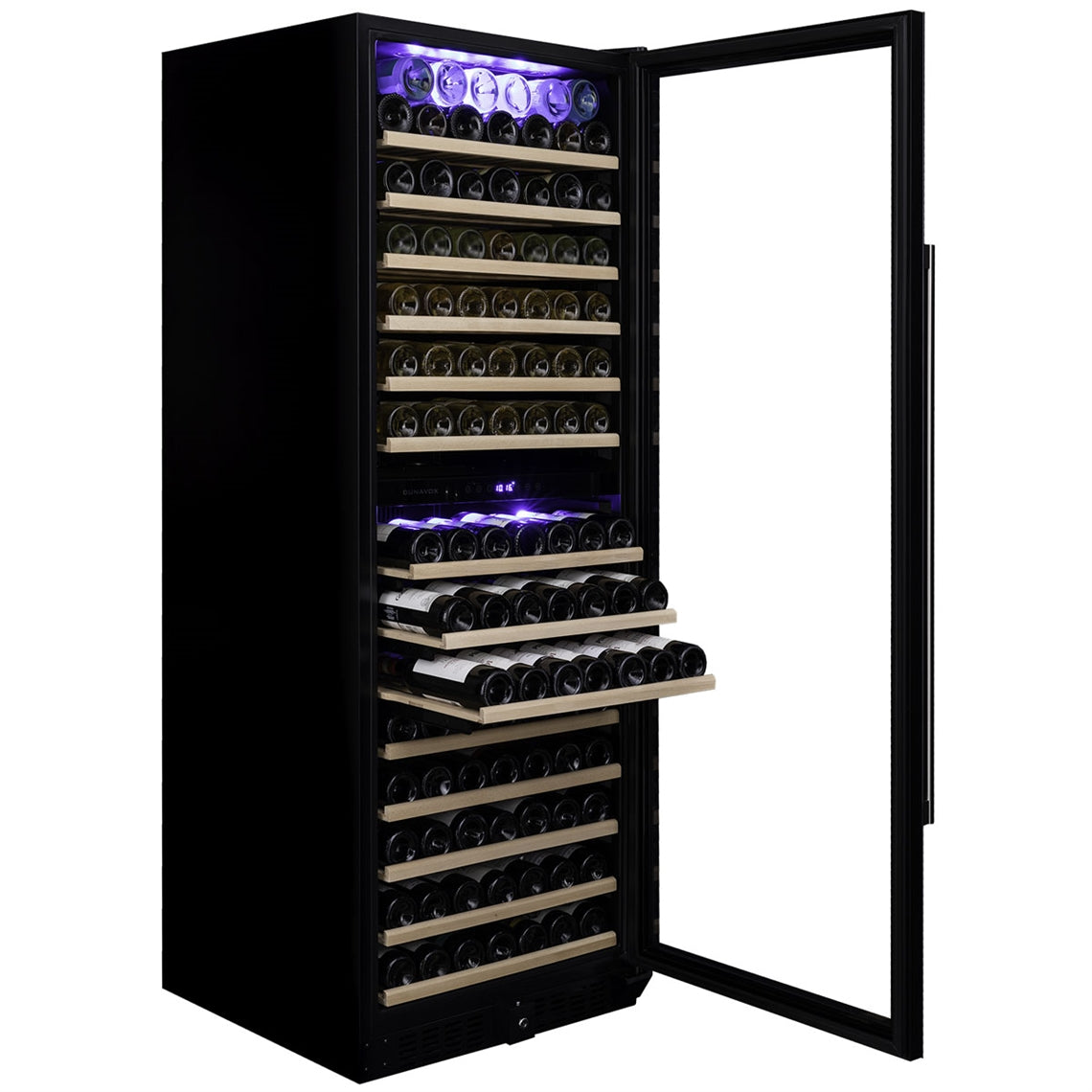 Dunavox Wine Cabinet Grande - 2-Temperature Freestanding - Black DX-181.490DBK