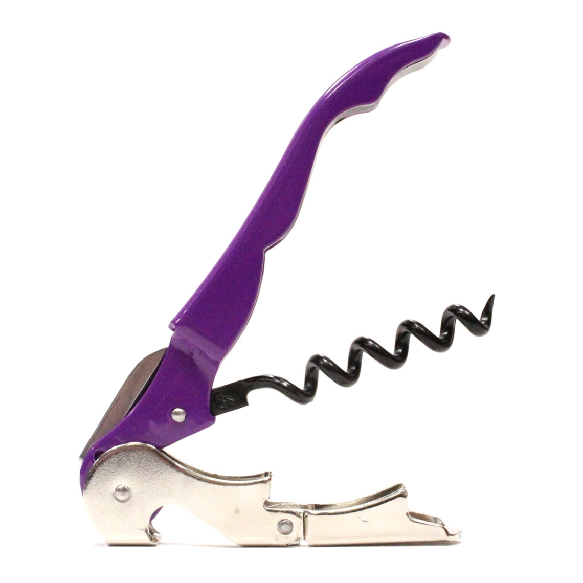 Pulltex Pulltap Wine Essentials Waiter’s Friend Double Lever Corkscrew - Purple