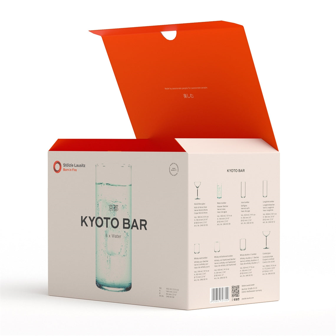 Stolzle Kyoto Bar Water Tumbler/Longdrink 402ml - Set of 6