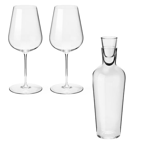 Jancis Robinson x Richard Brendon The Wine Glasses (x2) & Mature Wine Decanter 780ml