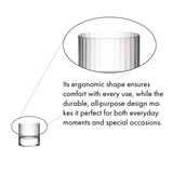 Riedel O Wine Tumbler - H2O Optic All Purpose Tumbler - Set of 2 - 0414/22