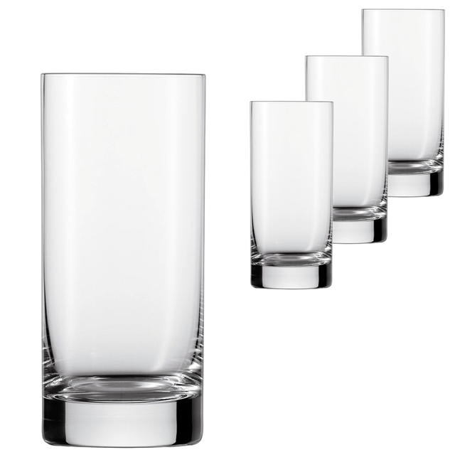 Schott Zwiesel Verres à Long Drink Age - Set De 4, Cristal Moderne Avec Relief
