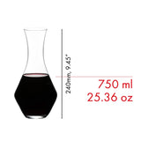 Riedel Merlot Crystal Wine Decanter 970ml - 1440/14