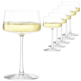 Stolzle Power Champagne Coupe/Saucer - Set of 6