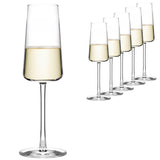 Stolzle Power Champagne Glasses/Flutes - Set of 6