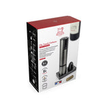 Peugeot Elis Touch Stainless Steel Rechargeable Electric Corkscrew - Carbon Finish