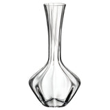 The Riedel Manufaktur Exquisit Wine Decanter 1.2L - 2025/02 features a clear crystal design with a wide base and a long, narrow neck, expertly crafted for serving wine or other beverages. This elegant decanter from Riedel enhances both the presentation and aeration of your favorite vintages.