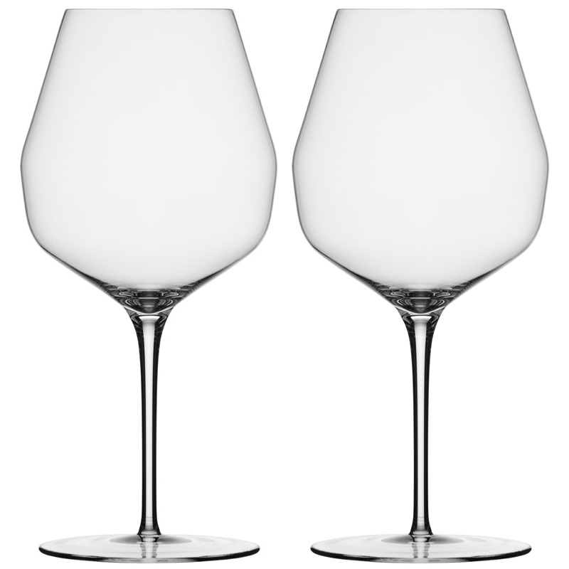 Mark Thomas Double Bend Red Expression Wine Glass - Set of 2