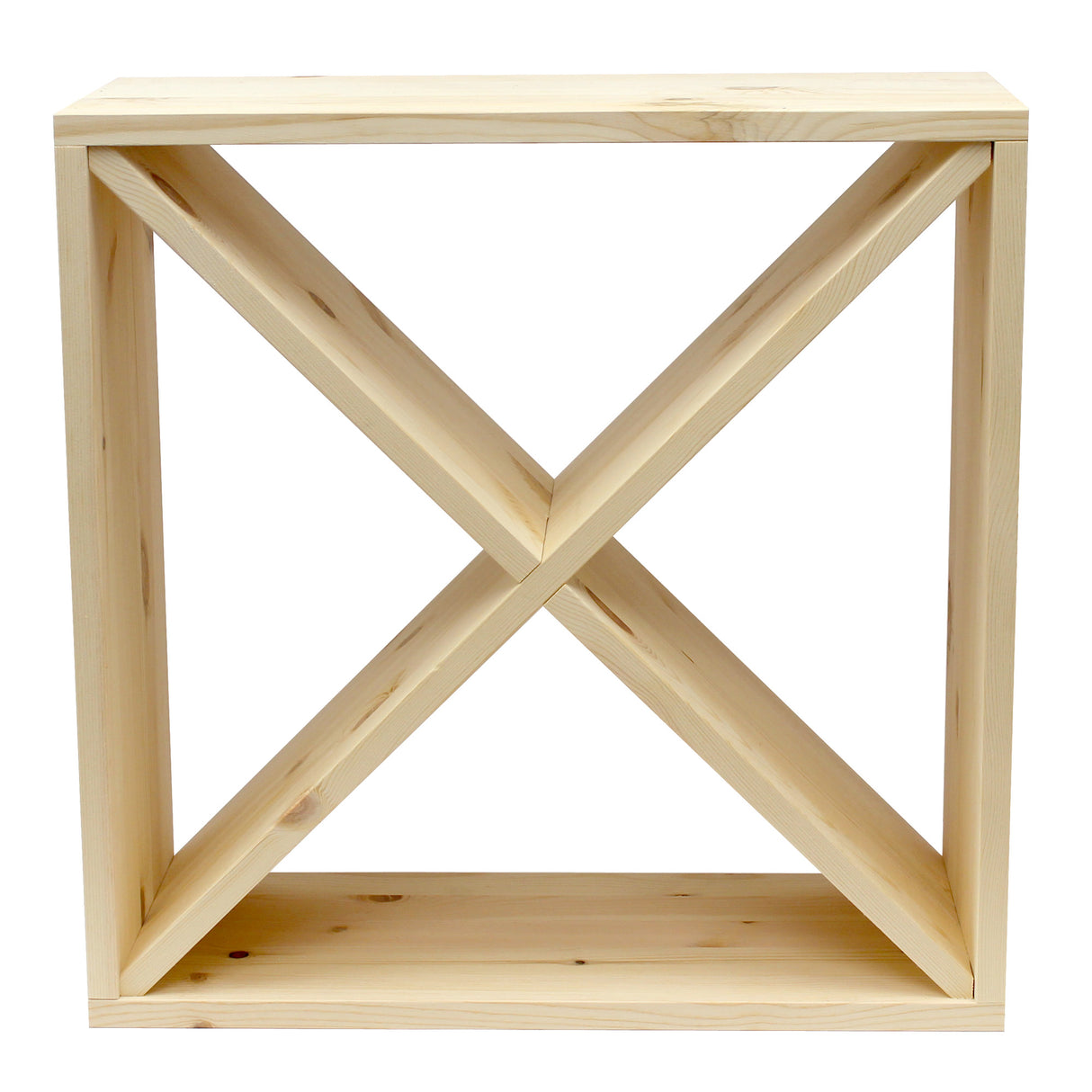 Pine Wooden Wine Rack - Cellar Cubes - 144 Bottles - 223mm Deep - Set of 6