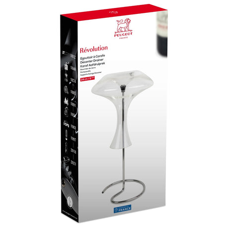 Peugeot Revolution Wine Decanter Drying Stand