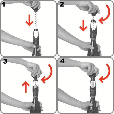 Vacu Vin Twister Corkscrew / Wine Bottle Opener
