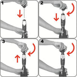 Vacu Vin Twister Corkscrew / Wine Bottle Opener