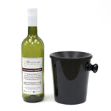 Mini/Individual Black Plastic Wine Spittoon 1L - Black Funnel