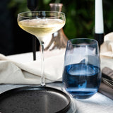 Stolzle Elements Smokey Blue Water / Mixer Tumbler Glass 465ml - Set of 6