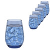 Stolzle Elements Smokey Blue Water / Mixer Tumbler Glass 465ml - Set of 6