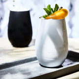 Stolzle Elements White Gold Water Mixer Tumbler Glass 465ml Set Of 6