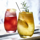 Stolzle Twister Amber Water / Mixer Tumbler Glass 465ml - Set of 6