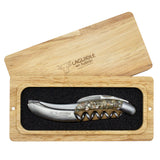 Laguiole en Aubrac Sommelier Corkscrew Abalone Shell Handle
